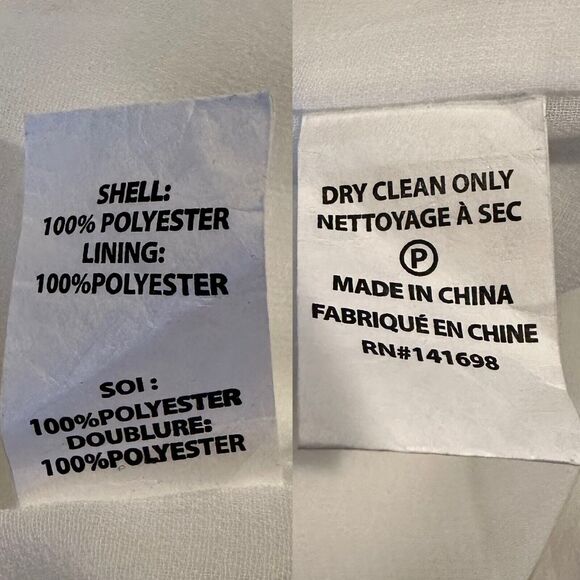 Ramy Brook Dress Pants Wide Leg Pants Size 2 White‎ Lined Coastal Preppy City - Picture 11 of 12